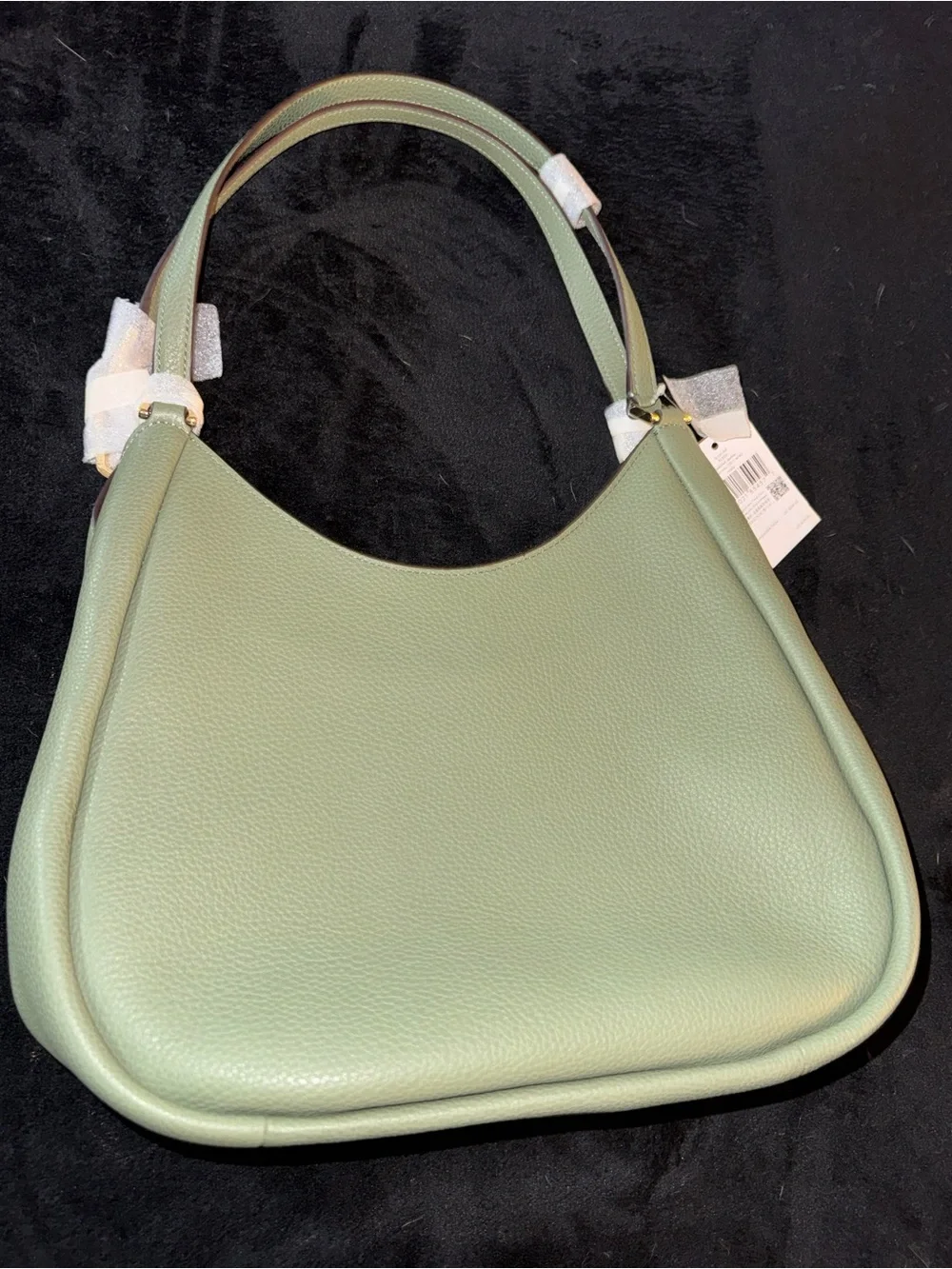 kate spade Mint Green Pebbled Leather Hobo Shoulder Bag
